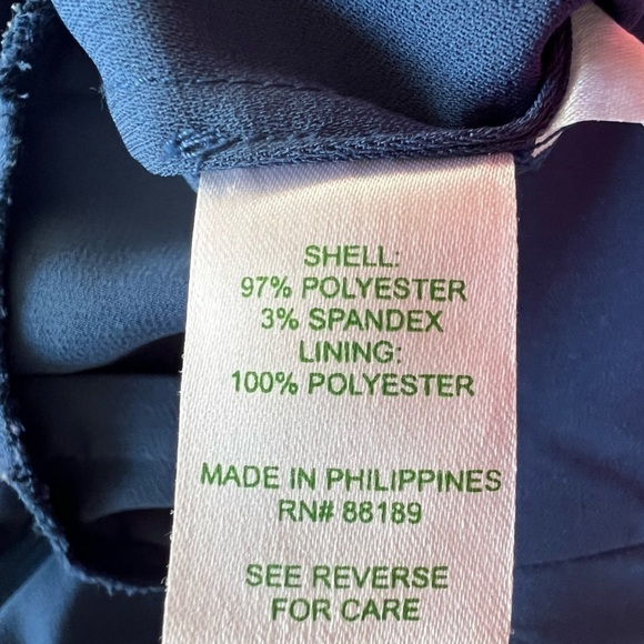 Lilly Pulitzer jumper jumpsuit blue short sleeve Size 0 XS - Picture 6 of 7